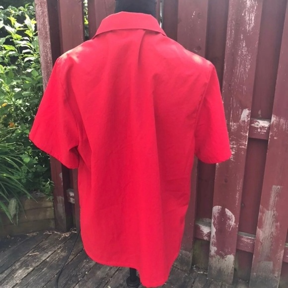 Red Button Down Shirt by BonWorth - Picture 6 of 8